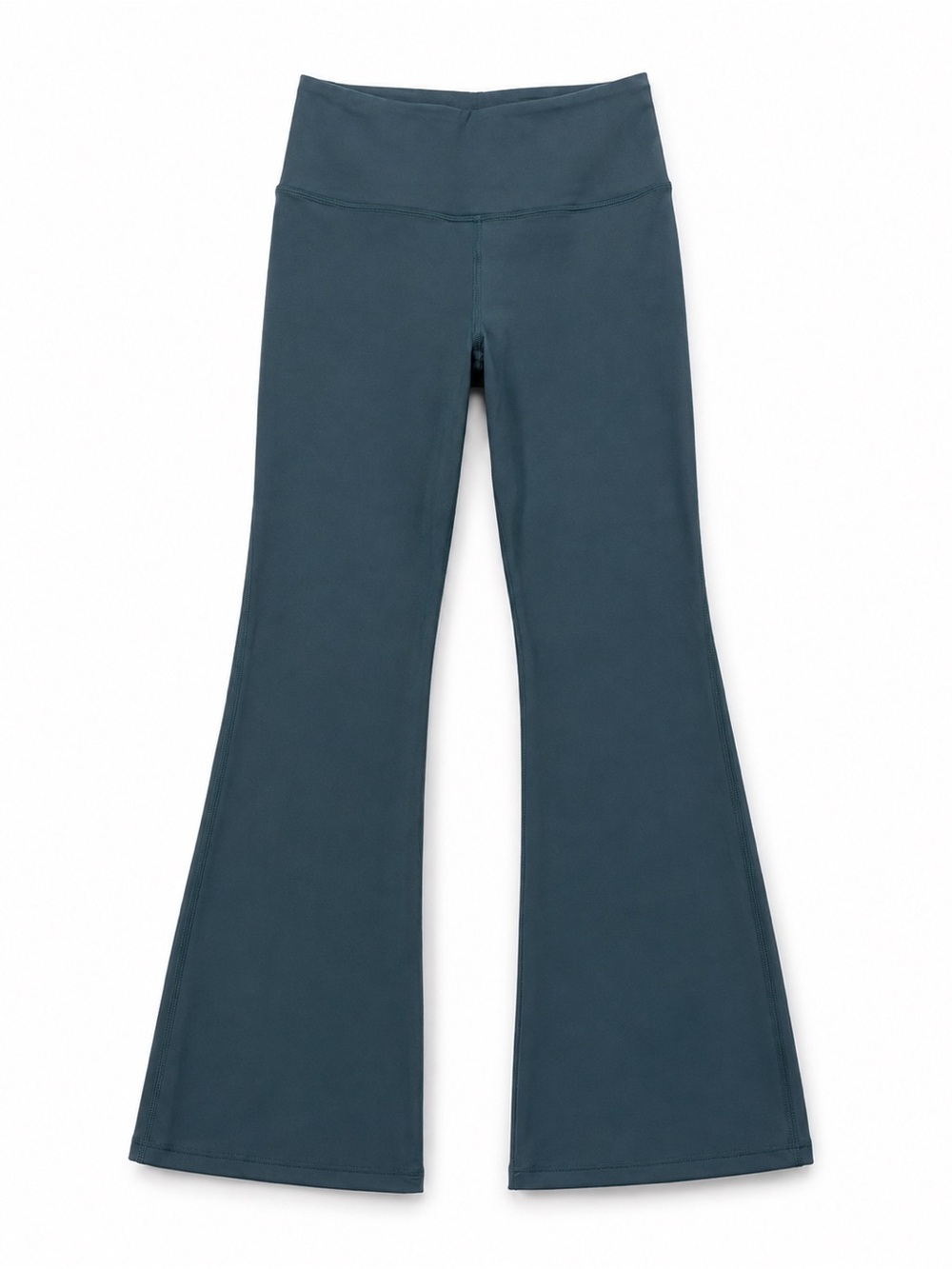HALARA Kids High-Waist Flared Leggings - Teal Blue